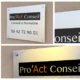 plaque extérieure en aluminium anodisé - Pro'Act conseil